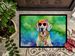 Weimaraner Hippie Dawg Doormat Front Door Mat Indoor Outdoor Rugs For Entryway, Non Slip Washable Low Pile, 24H X 36W_maomaolike.com