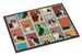 Lots Of Tricolor Cardigan Corgi Doormat Front Door Mat Indoor Outdoor Rugs For Entryway, Non Slip Washable Low Pile, 24H X 36W_maomaolike.com