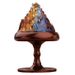 Brass Colorful Glass Flame Boshan Incense Home Study Living Room Aromatherapy Burner Metal Crafts Copper Ornaments Wholesale_maomaolike.com