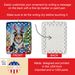 Collie Christmas Reindeer Porcelain Ornament Christmas Tree Hanging Decorations For Home Christmas Holiday, Rectangle, Gift, Multicolor_maomaolike.com