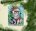 Tibetan Spaniel Christmas Porcelain Ornament Christmas Tree Hanging Decorations For Home Christmas Holiday, Rectangle, Gift, Multicolor_maomaolike.com