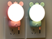 New Model Plug-in Cartoon With Switch LED Night Socket Bedside Bedroom Nursing Light Multiple Colors Available_maomaolike.com
