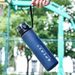 A 800ml Direct-Drinking Large-Capacity Gradient Scale Water Bottle, Portable Sports Outdoor Activities, Suitable For_maomaolike.com