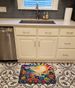 Pansies In Color Memory Foam Kitchen Mat Machine Washable Anti-Fatigue Mat Cushion Comfort Bath Mat Or Kitchen Rug_maomaolike.com