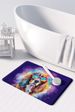 Cavalier Spaniel Hippie Dawg Memory Foam Kitchen Mat Machine Washable Anti-Fatigue Mat Cushion Comfort Bath Mat Or Kitchen Rug_maomaolike.com