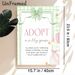 Silly Goose Adoption Painting Poster, Pastel-toned Whimsical Cartoon Poster, Warm Festive Message Ideal For Birthday Party Decor_maomaolike.com