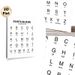 Portuguese Alphabet Painting Poster, Minimalist Black-and-white Letter Chart Poster, Clear Letter & Pronunciation Reference, Suitable For Language_maomaolike.com