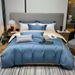 Washed Tencel Ice Silk Four-Piece Bedding Set, Silky Cool Summer Bed Linen, Duvet Cover Fitted Sheet Kit For Household Naked Sleep Bedroom Use
_maomaolike.com