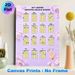Left-Handed Baritone Ukulele Chords Painting Poster, Color-coded Instructional Poster, Clear Chord Guides To Assist Left-handed Players, Suitable For_maomaolike.com