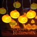 LED Pumpkin String Lights 11 FT Halloween Decoration Light Battery Operated With Timer Function For Halloween Thanksgiving Party Home Decoration_maomaolike.com