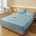 Waterproof Urine-proof Bed Hat Class A Raw Cotton Soybean Antibacterial Quilted Bed Hat Single-piece All-inclusive Mattress Non-slip Protective Cover_maomaolike.com