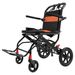 VEVOR Wheelchair Aluminum Alloy Transport Chair Foldable 18-In W Seat 220lbs_maomaolike.com
