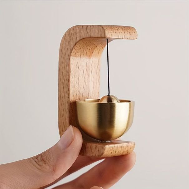 Magnetic Door Chime Bell, Wooden Shopkeepers Bell For Door Opening - Ding Ding Sound_maomaolike.com