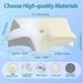 Butterfly Memory Foam Pillows Contoured Sleep For Neck Pain Relief Stomach Support Comfortable Pillow_maomaolike.com