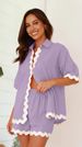Women's Clothing simple and fashionable short shirt casual suit_maomaolike.com