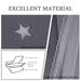 Double Layer Curtains Hollow Star Blackout Rod Punching Short Curtains_maomaolike.com