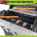 Propane Grill 4 Burner Barbecue Grill Stainless Steel Gas Grill With Side Burner And Thermometer For Outdoor BBQ, Camping_maomaolike.com