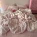 Wholesale INS Color-Dyed Double-Layer Crinkled Yarn Pure Four-Piece Nordic Style Homestay All-Cotton Striped Washed Cotton 4-Piece_maomaolike.com