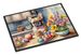 Decorating Easter French Bulldog Doormat Front Door Mat Indoor Outdoor Rugs For Entryway, Non Slip Washable Low Pile, 24H X 36W_maomaolike.com
