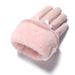 Pearl Series Winter Warm Ladies Gloves Winter Windproof Girls Outdoor Cycling Driving Plus Fleece Thick Touch Screen_maomaolike.com