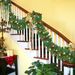 106in Artificial Christmas Garland Prelit With Light, Christmas Decorative Simulated Vine Green Rattan For Home Room Mall Coffee Shop Stair Entrance Decoration (Colored Light Style)_maomaolike.com