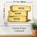 Butter Themed Painting Poster, Vintage Hand-drawn Stacked Butter Bars Poster, Warm-toned Retro Design, Ideal Decor For Kitchen And Dining Area_maomaolike.com