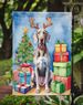 Weimaraner Christmas Reindeer Garden Flag Mailbox Flag Decorative Yard Flag Banner Outside Patio Artwork Yard Flower Beds, Garden Size, Multicolor_maomaolike.com