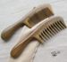 Genuine Sandalwood Wide-Tooth Comb For Curly Hair, Anti Hair Loss & Perm Friendly Coarse Tooth Hair Comb
_maomaolike.com