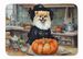 Pomeranian Fall Kitchen Pumpkins Memory Foam Kitchen Mat Machine Washable Anti-Fatigue Mat Cushion Comfort Bath Mat Or Kitchen Rug_maomaolike.com