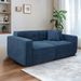 Full Foam Compression Sofa, Modern Sofa Couch, 2-3 Seat Mid Century Indoor Couch, Exquisite Upholstered Loveseat For Living Room,Bedroom,Apartment_maomaolike.com