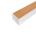 Floating Shelves 23.62" Wall Mounted Wood Shelves For Bathroom, Bedroom, Living Room, Kitchen, Hanging Shelf For Books/Storage/Decor With Invisible Brackets, Maple+White_maomaolike.com