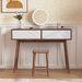 Entryway Table With 2 Carved Panel Drawers, Console Table With Storage Space And Wood Legs,Sofa Table Behind Couch For Hallway, Living Room_maomaolike.com