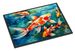 Koi Fish Doormat Front Door Mat Indoor Outdoor Rugs For Entryway, Non Slip Washable Low Pile, 24H X 36W_maomaolike.com