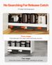 Undermount Drawer Slides 24 Inch Under Stair Cabinet Rails 260 LB Load_maomaolike.com