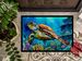 Loggerhead Sea Turtle Doormat Front Door Mat Indoor Outdoor Rugs For Entryway, Non Slip Washable Low Pile, 24H X 36W_maomaolike.com