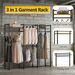 Freestanding Closet Organizer, Large Garment Clothes Rack_maomaolike.com