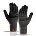 Knitted gloves Large size men's Autumn/Winter fleece offset touch screen Saver warm gloves_maomaolike.com
