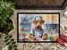 Airedale Terrier The Chef Doormat Front Door Mat Indoor Outdoor Rugs For Entryway, Non Slip Washable Low Pile, 24H X 36W_maomaolike.com