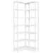 Corner Bookshelf, Industrial Corner Etagere Bookcase_maomaolike.com
