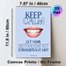 Orthodontist Motivational Painting Poster, Minimalist Typographic & Bright Smiling Teeth Poster, Lighthearted Dental Care Reminder Ideal For Dental_maomaolike.com