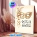Masquerade Mask & Shakespearean Quote Painting Poster, Vintage Elegant Pearl-adorned Mask With Rose And Ribbons Poster, Classic Literary-themed Decor_maomaolike.com