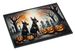 Doberman Pinscher Spooky Halloween Doormat Front Door Mat Indoor Outdoor Rugs For Entryway, Non Slip Washable Low Pile, 24H X 36W_maomaolike.com