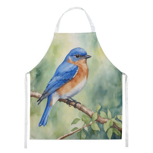 New York Eastern Bluebird Apron Cooking Kitchen Server Baking Crafts Gardening For Adult Women Men, Unisex, Large, Multicolor_maomaolike.com