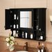 35'' X 28'' Wall Mounted Bathroom Medicine Cabinet, Modern Bathroom Wall Cabinet With Mirror, Mirror Cabinet With Open Shelves_maomaolike.com