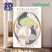Abstract Geometric Exhibition Art Painting Poster, Soft-toned Vintage Abstract Circular Graphic Poster, Unique Artistic Piece Ideal For Living Room_maomaolike.com