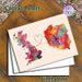 UK & Partner Country Heart-connected Painting Poster, Vibrant Watercolor Splatter Map Poster, Warm Bond-themed Decor Ideal For Living Room, Bedroom Or_maomaolike.com