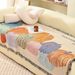 W1TR Cushion 85*180cm Cotton Linen Skin-Friendly Soft Four Seasons Multi-Functional Sofa Towel Thread Blanket_maomaolike.com
