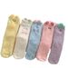 Winter new thick warm coral fleece women's socks cute cartoon embroidered three dimensional ears home confinement floor socks_maomaolike.com