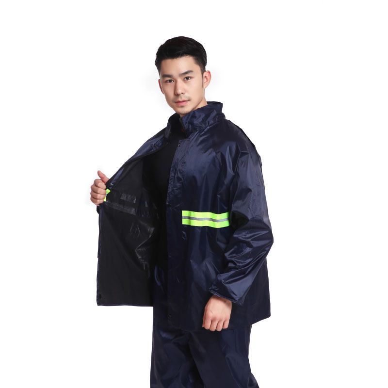 Cycling Raincoat White | Waterproof Reflective Hooded Rain Jacket Home Office Outdoor - 843_maomaolike.com