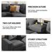 Reversible Sectional Sofa Space Saving With Storage Ottoman Rivet Ornament L-shape Couch For Large Space Dorm Apartment_maomaolike.com